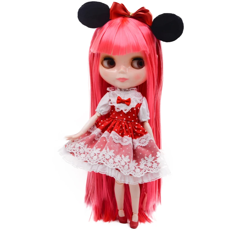 

Blyth Doll BJD, Neo Blyth Doll Nude Customized Frosted Face Dolls Can Changed Makeup and Dress DIY, 1/6 Ball Jointed Dolls SO30