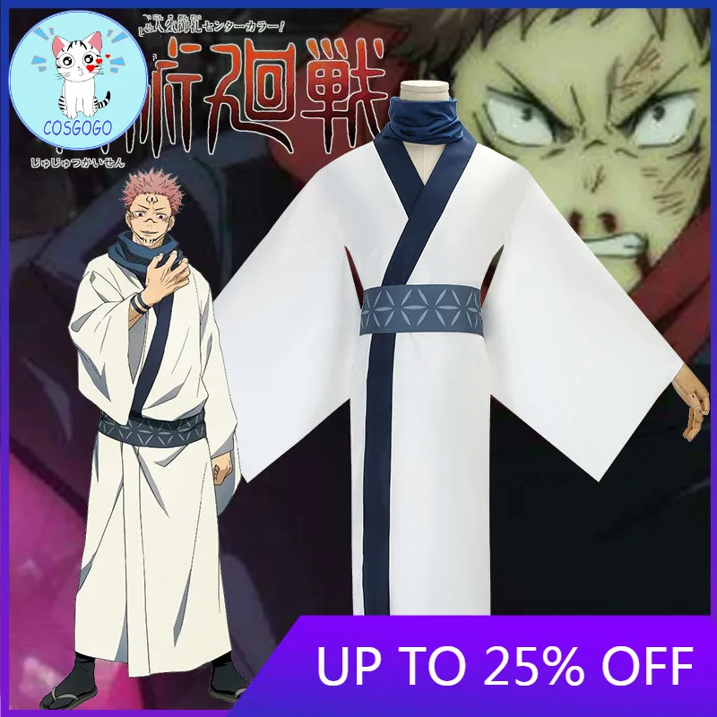 

Men Sportsuit Kimono Jujutsu Kaisen YRyomen Sukuna Cosplay Costume Adult Woman Outfits Jacket Robe Halloween