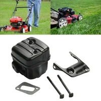 K1KA Chainsaw Muffler Assembly with Exhaust Gasket Bracket Compatible with Hus-qvarna 340 345 346 346XP 350 351 353 2