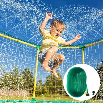 

Trampoline Waterpark Sprinkler Best Outdoor Summer Toys For Kids Outside Ctrampoline sprinkler hose With Cable tie