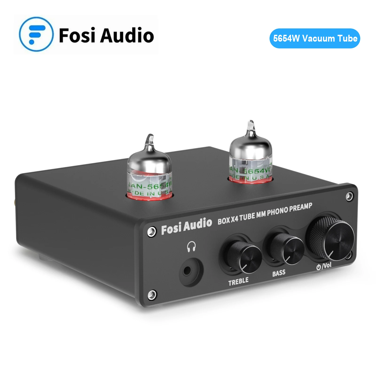 Fosi Audio Hifi Phono Preamp BOX X4 Turntable Phonograph Preamplifier