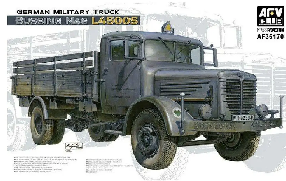 Maquette AFV Club Büssing NAG L4500A – 1/35, Militaire, Neuf