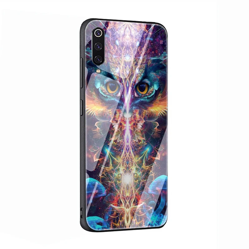 G9 Звезда Сова закаленное Стекло чехол для телефона для Xiaomi mi 8-9(США); красные mi 4X 6A Примечание 5 6 7 Pro Pocophone F1 - Цвет: G9