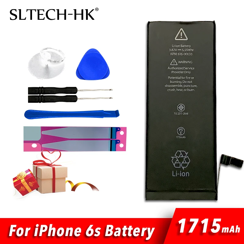 Lithium Battery For iPhone 5S 6 6S 7 8 Plus Replacement Batteries Internal Phone Bateria 2060mAh 3