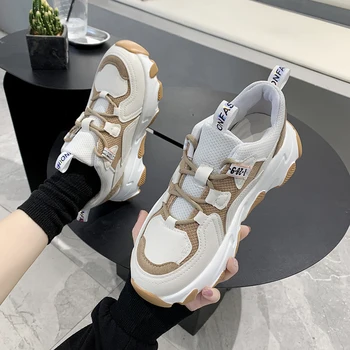 

2020 New Fashion Lady Spring Breathable Sneakers Shoes Brand Flat Female Sports Shoes Women Sport Running Shoes I7-09