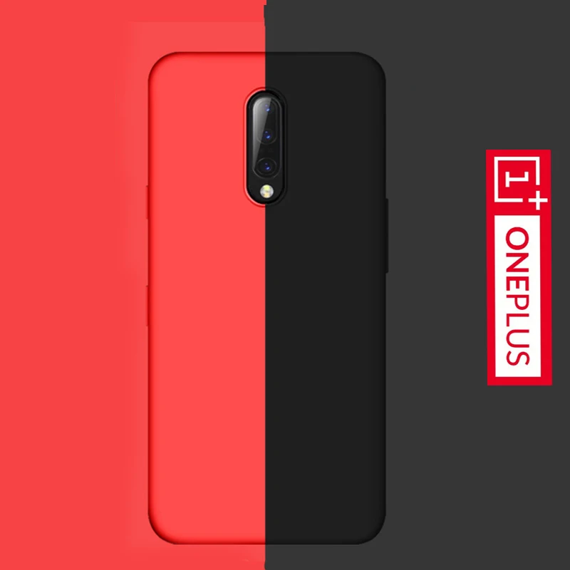 

Luxury Liquid Silicone Phone Case For Oneplus 7 7Pro Luxury Soft Cover One Plus 7 Pro Bumper Oneplus7 Oneplus7pro Coque Funda