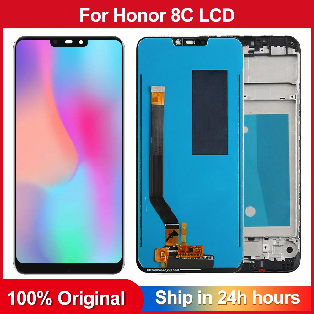 ЖК дисплей для Huawei Honor 8C с сенсорным экраном и дигитайзером в сборе рамкой BKK AL10