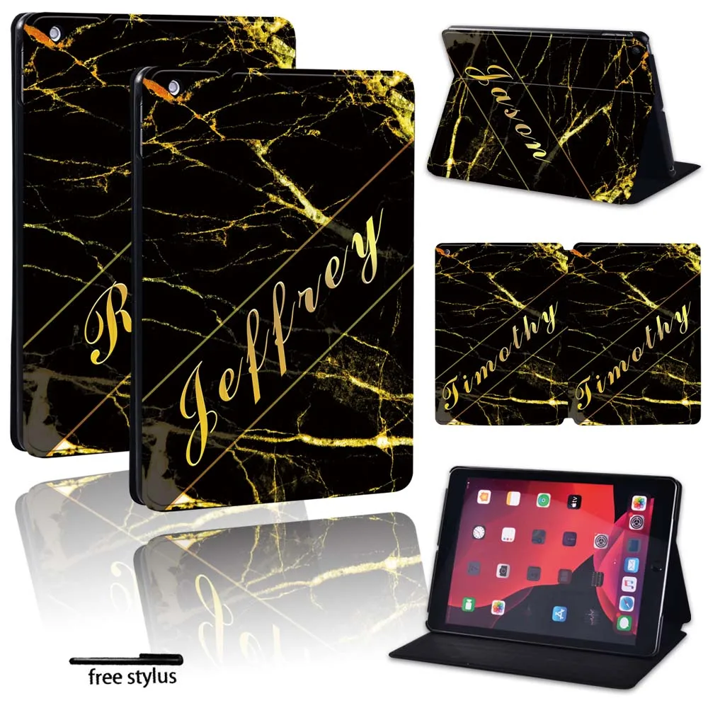 

Name Series Tablet Case for Apple Ipad 8 2020 8th Generation 10.2" Leather PU Stand Tablet Anti-Dust Convenient Protective Case