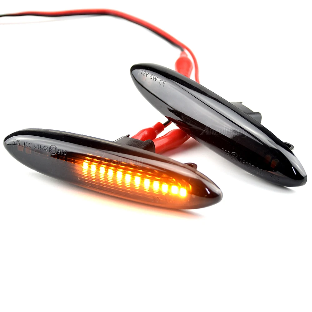 LED Dynamic Front Side Marker Lights Turn Signal Blinker for Lexus IS250 IS350 SC430 E350 Toyota