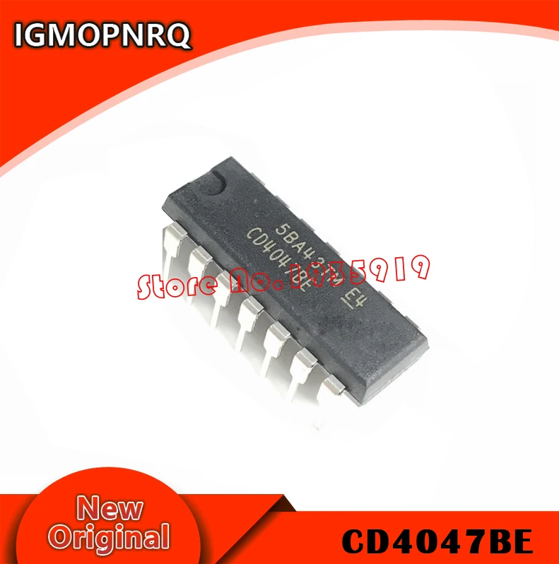 10pcs NEW CD4047BE CD4047 CMOS Monostable Multivibrators DIP14 DIP-14 TI IC