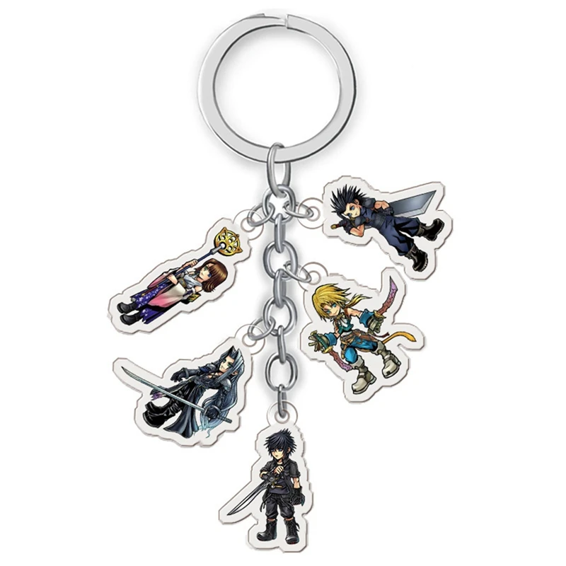 Kawaii Anime Key Chain Azur Lane Enterprise Prinz Eugen Acrylic Keychain keyring Pendant Anime