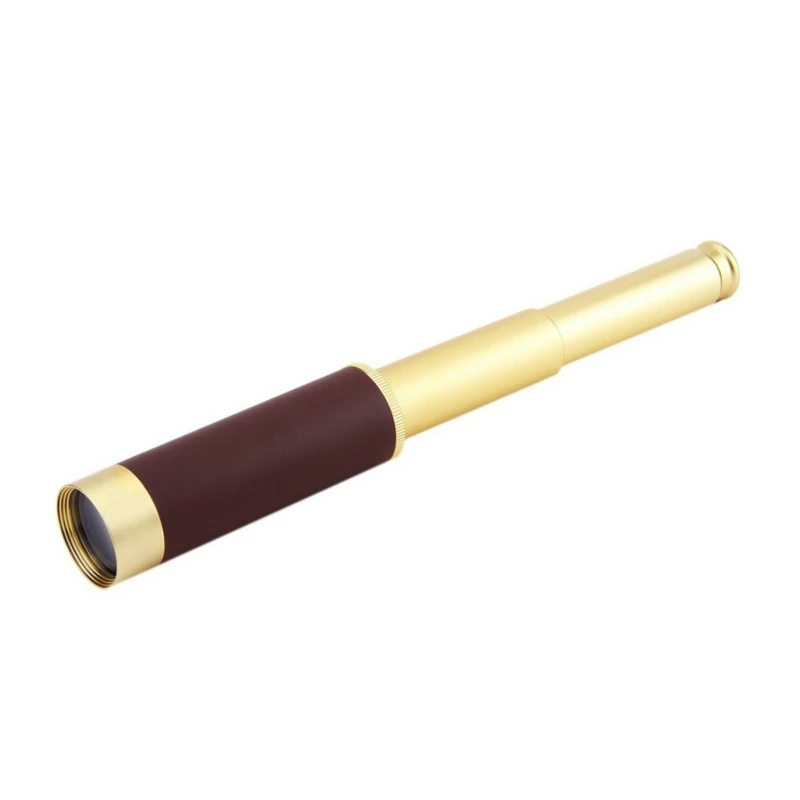 Adjustable 25x30 Telescope Monocular Telescope Optics Nautical Brass Spyglass Maritime Outdoor Camping Tools