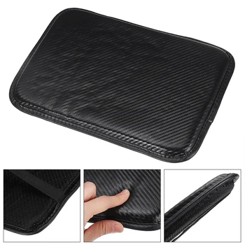 

1pc PU Leather Sponge Car Armrest Pad Covers Seat Armrests Storage Protection Cushion For Auto Truck 30x21cm DIY Styling Parts