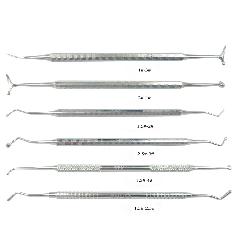 Uncoated Stainless Steel Dental Burnisher Dental Composite Filling Tool