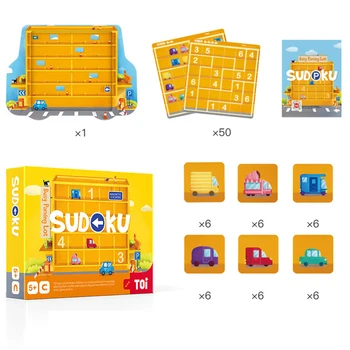 

Memory Magnetic Pieces Teaching Funny Early Educational Sudoku Chess Training Toy Home Party Logic Thinking For Kids Portable
