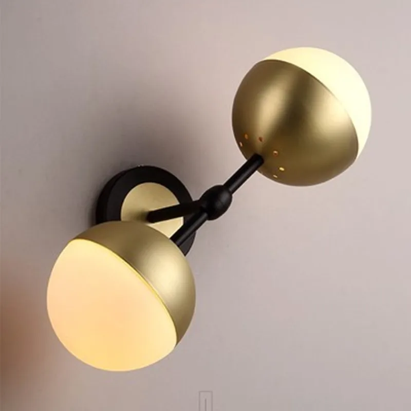 

Nordic simple creative lamp modern luxury led bedroom bedside lamp living room aisle bedroom bedside stairs magic bean wall lamp