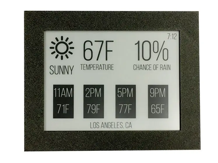 Paper display. Paper display