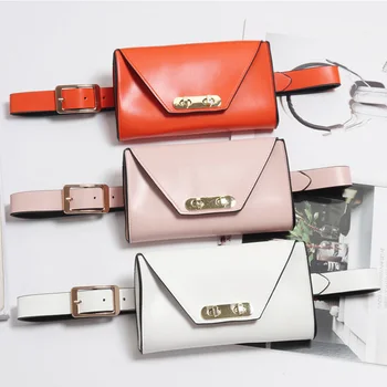 

Women Belt Bag Leather Fanny Pack Female Travel Waist Bag Mini Waist Pack for Women Phone Bags Messenger Purse