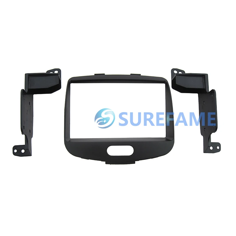 Двойная Din Автомобильная аудиорамка для Hyundai I10 I-10 2008-2013 стерео панель DVD комплект