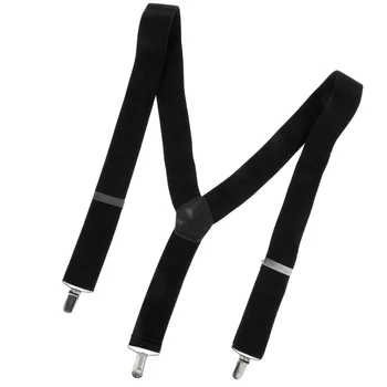 

Men's Suspenders Y Shape Back Adjustable Elastic Clip Pants Braces Formal
