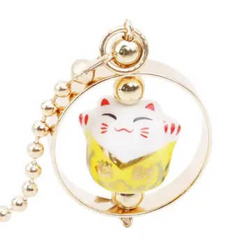 

Car Pendant Hanging Ornament Decorations Interior Car Rearview Mirror Pendant Cute Lucky Cats Ornaments