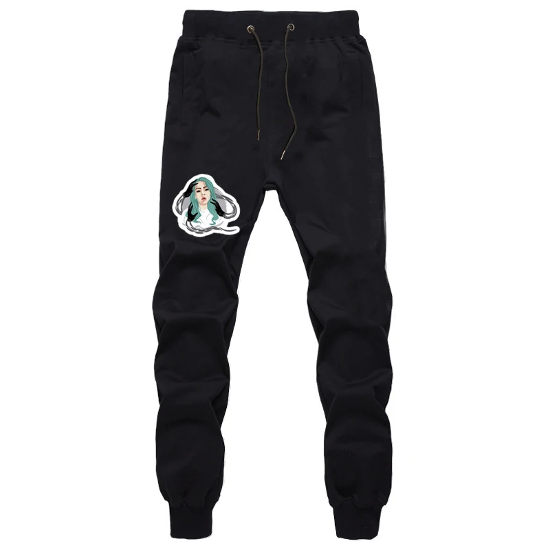Trousers 11 Billie Eilish спортивные штаны светящиеся штаны для тренировок для мальчиков и девочек женские и мужские спортивные штаны карандаш со средней посадкой Брюки блестящая приманка - Цвет: Trousers 11