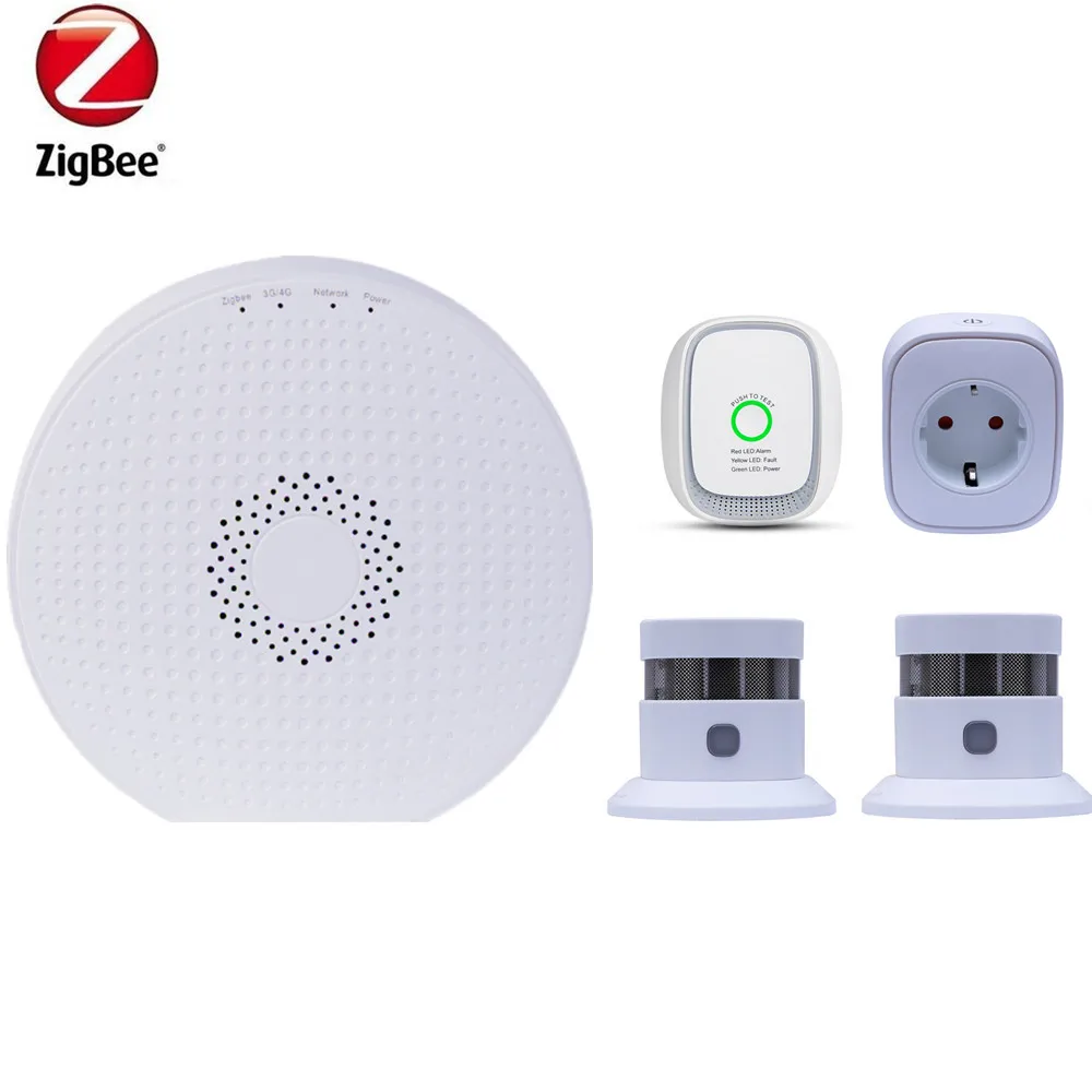 Diy Heiman Zigbee Gateway Hub Smart Alarm System With Gas Detector