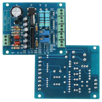 

AC 12V Stereo VU Meter Driver Board Amplifier DB Audio Level Input with Backlit GK99