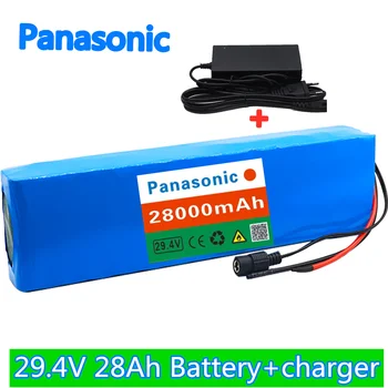 

Panasonic 7S4P 24V 28Ah electric bicycle motor ebike scooter li-ion battery pack 29.4V 18650 rechargeable batteries+charger
