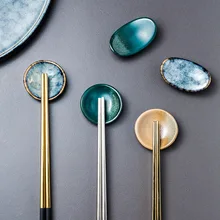 Держатель палочек для еды в виде Керамика для дома, Кухня палочки Отдых стенд японский декоративный эко-ложки вилки посуда Йоро