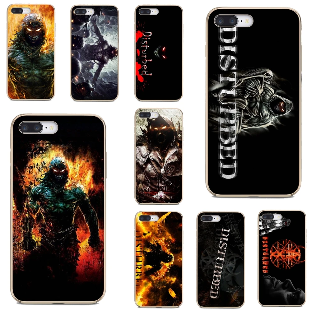 For Xiaomi mi Redmi Note 3 4 4X 5 6 7 8 8t 9 9s 9t 10 pro lite Cell Phone Case Cover Rock-Band-Album-Fire-Disturbed-Logo | Мобильные