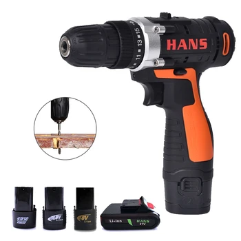 

Hand Drill 12V ED02 Cordless Electric Impact Power Drills Battery Screwdriver Rotary Tools For Woodworking Parafusadeira taladro