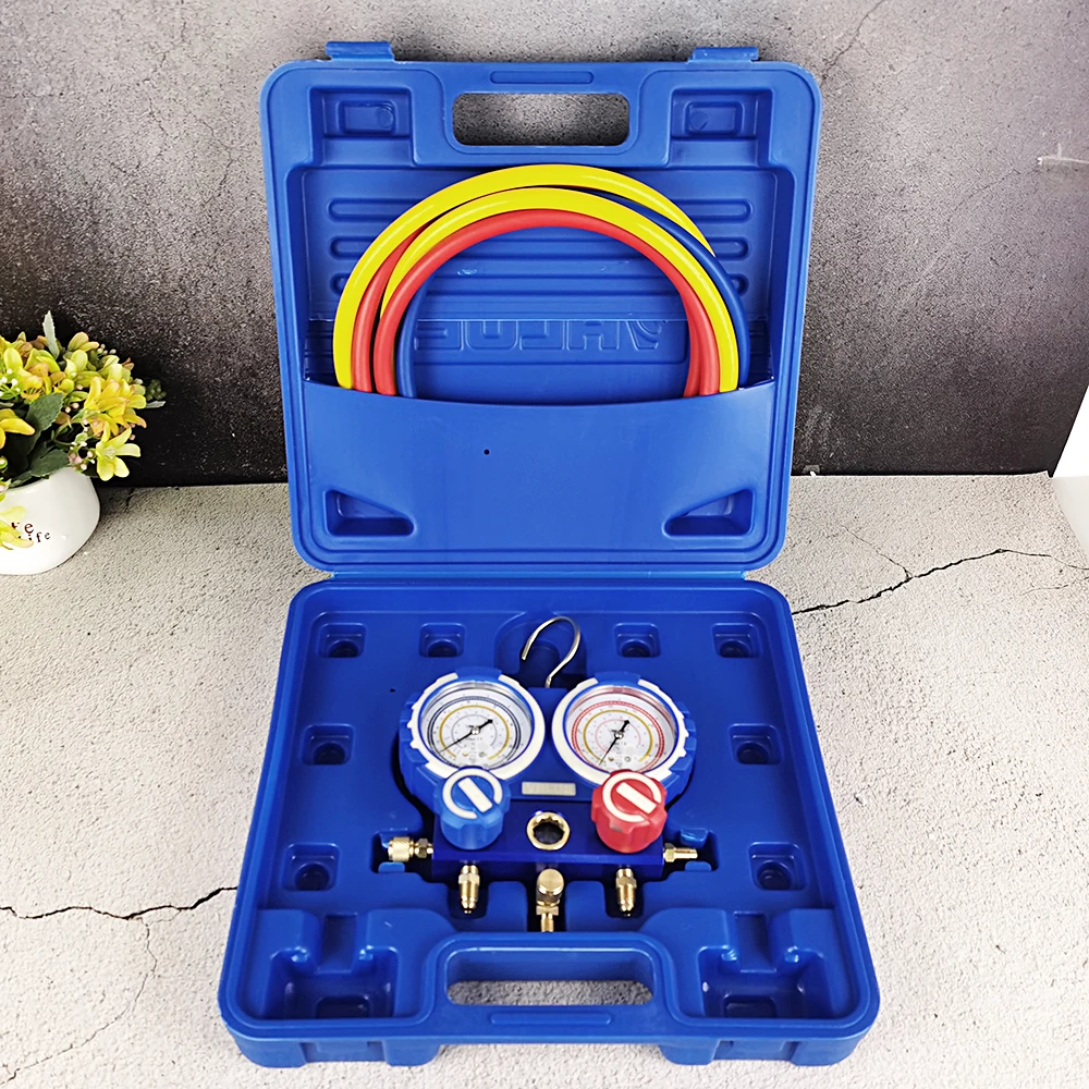 Air Conditioning Fluoride Meter Set Table Group Refrigerant VMG-2-R22-B Refrigerant Refrigerant Pressure Gauge