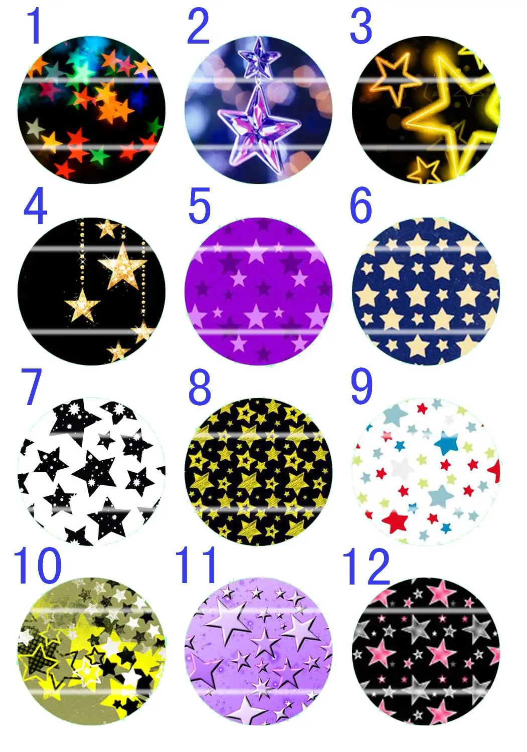 Ручная работа 10 мм ~ 30 красочное изображение искусственное ожерелье украшение и