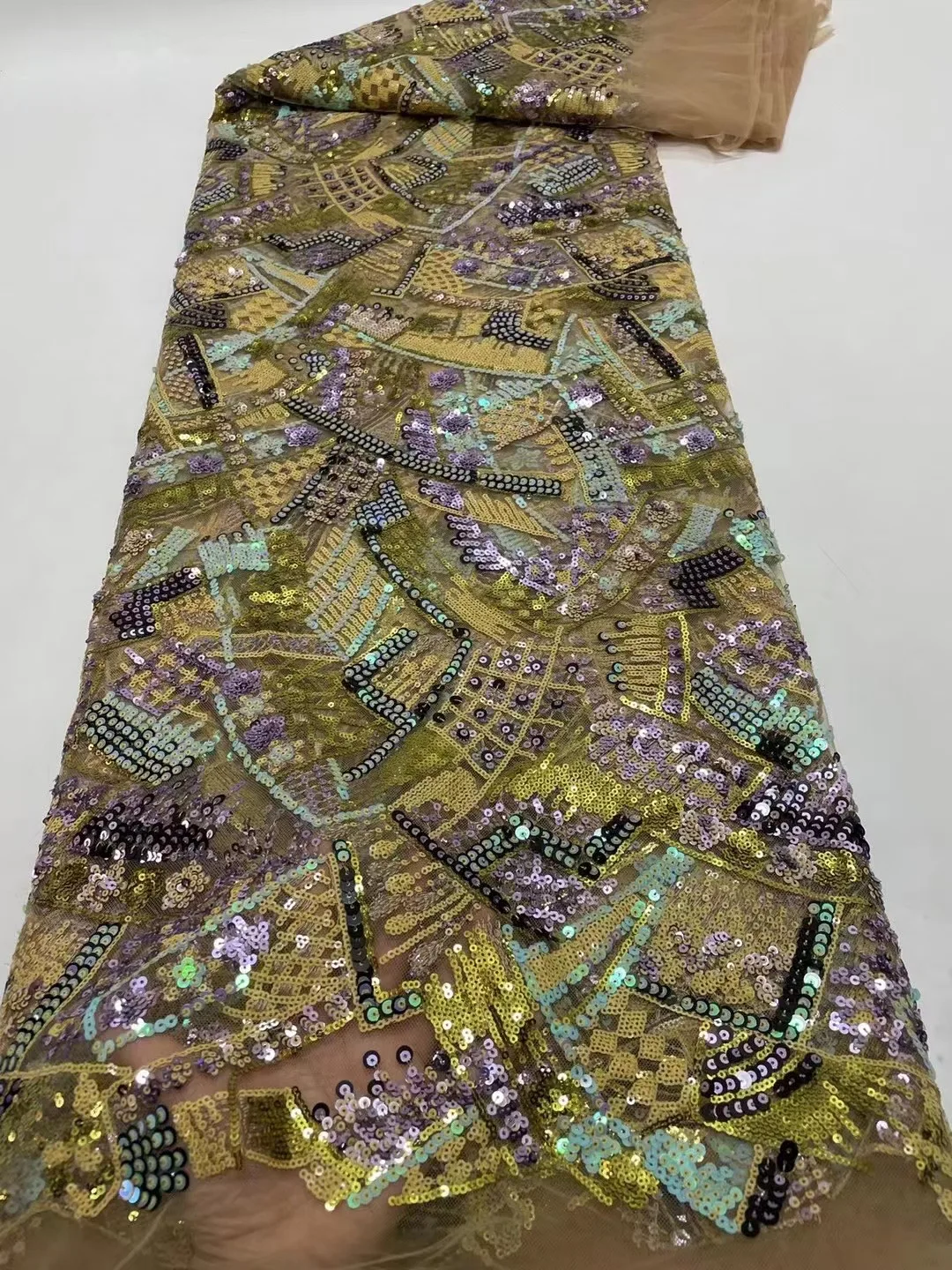 

Африканская кружевная вышитая ткань, нигерийские разноцветные блестки, кружевные ткани 2022, высококачественное кружево, французская кружевная ткань для женщин