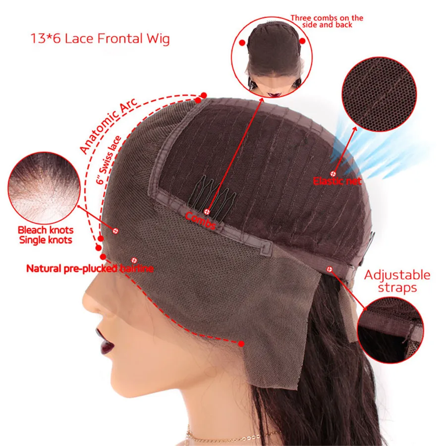Cheap Apliques com cabelo humano
