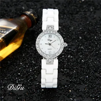 

DIGU brand design new fashion ceramic women luxury clock ladies wristwatches Girl Dress watches relogios femininos