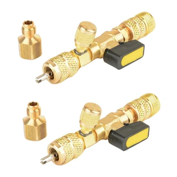 

2 Pcs Air Conditioning Refrigerant Valve Core Remover Installer for HAVC