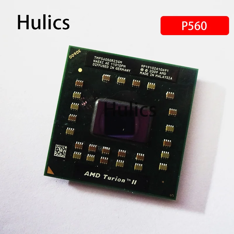 Hulics оригинальный двухъядерный процессор AMD Turion II P560 2 5 ГГц двухпотоковый ЦПУ