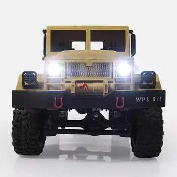 

WPL B14 RC Car 1/16 Rock Crawler Off-Road 4WD 2.4G Military Truck Car Funny Toy