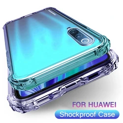 Shockproof Soft Silicone TPU Airbag Phone Case - Anti-Knock Protection Cover for Mate 10 Lite (Transparent)