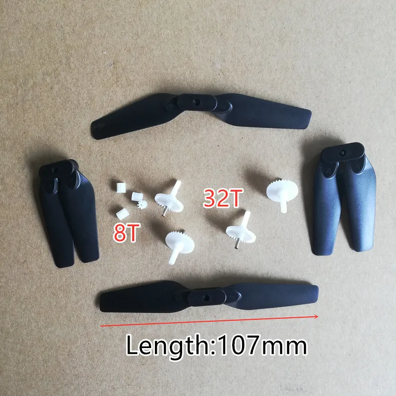 

Foldable Quick Release Propeller Props Blade Set 4Pcs for E58 S168 JY019 RC Drone Quadcopter