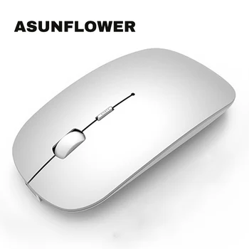 

2.4G Wifi + Bluetooth Dual Mode Wireless Mouse Rechargeable Normal USB 1600DPI Optical Daily Office Use for PC Laptop Desktop