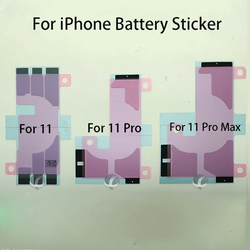 50 шт./лот наклейка на батарею для iPhone 11 Pro Max 11Pro X XS XSM Max XR 8 8P 7 7P 6 6P 6S 6SP Plus 5 5S 5C SE 4 4S