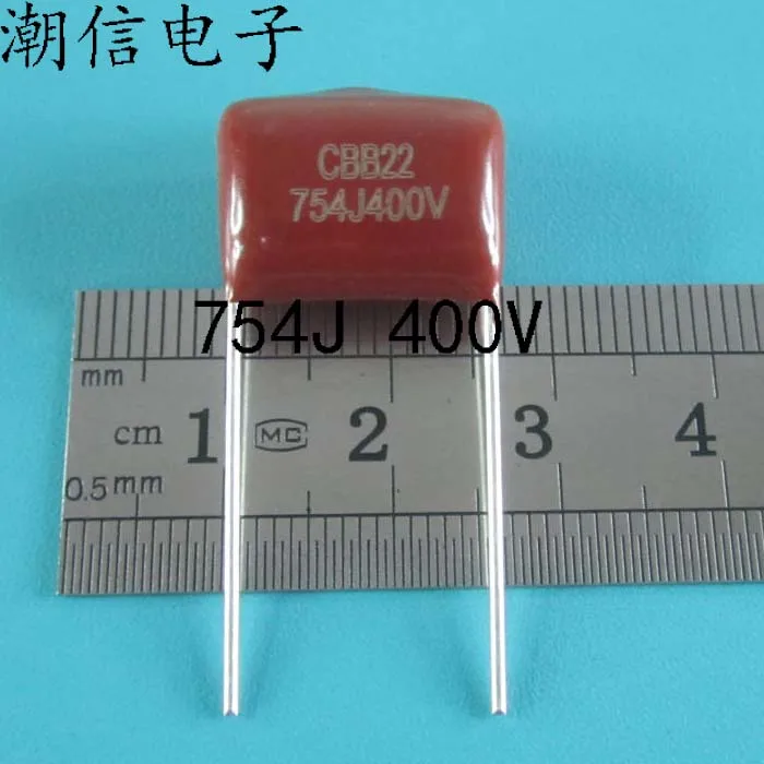 Cbb22 Capacitor 754j 0.75uf 750nf 400v Pitch: 15mm - Relays - AliExpress