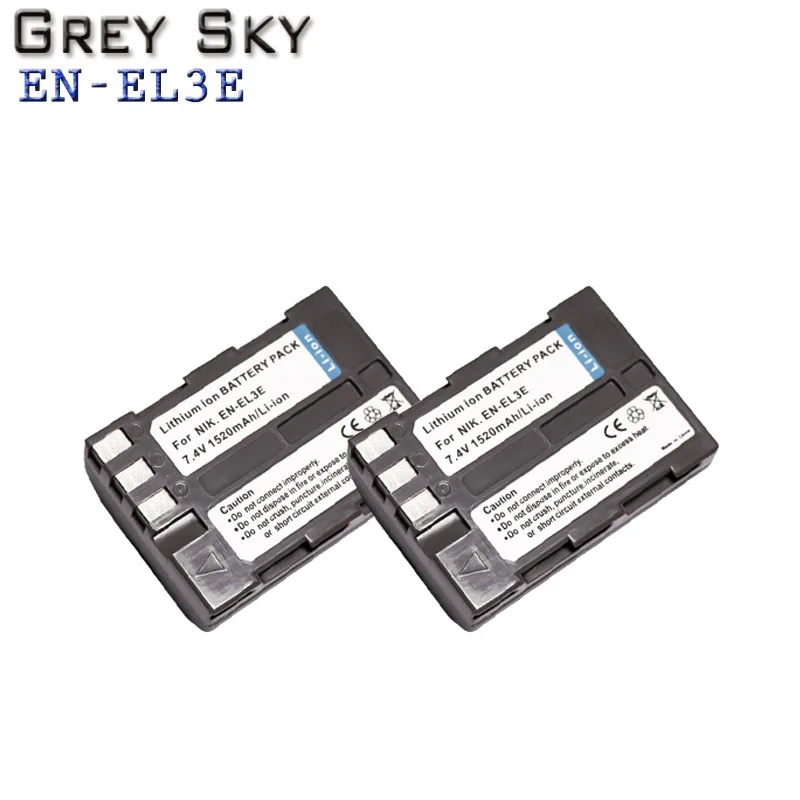 1520 mAh EN-EL3e EN EL3e EL3a ENEL3e цифровой Камера Батарея для Nikon D300S D300 D100 D200 D700 D70S D80 D90 D50 L15