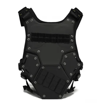 LTOHEYN Outdoor Field Equipment Tactical Protective Rivet Vest Live-action CS Armored Protective Vest multi pocket tactical vest black male vest outdoor male cs field equipment breathable mesh