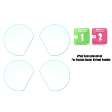 2 пары HD прозрачная защитная пленка для объектива Oculus Quest Oculus Rift S Oculus Go L7