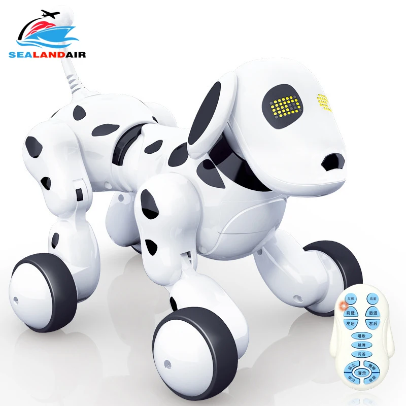 Умный робот RC игрушка для собак Умные Электронные Домашние животные собака Детская игрушка милые животные RC Интеллектуальный робот подарок детский подарок на день рождения
