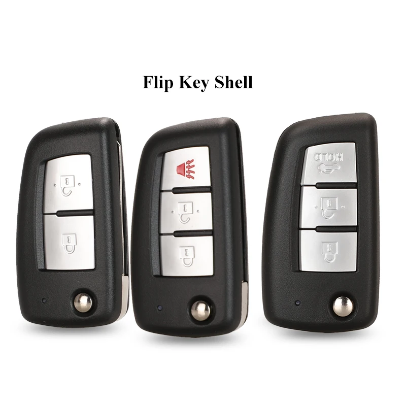 Keyforkess 2/3 BTN Shell chiave Auto remota per Nissan Qashqai Sunny NV200 J11 Pulsar C13 Juke x-trail T32 Micra chiave di vibrazione automatica NSN14 - H063e07debed54198aed830b84b93c9f5G